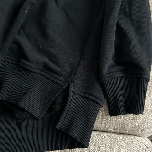 Gap maternity hooded sweatshirt in black size small - Picture 5 of 8